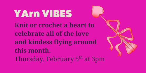 Teen Needlework Program February 5