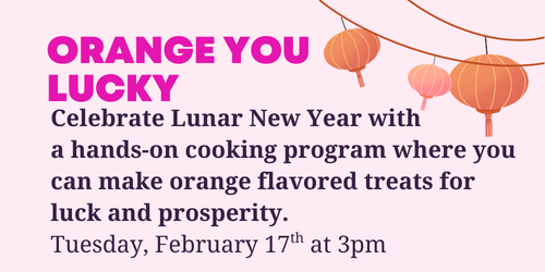 Lunar New Cooking Program February 17
