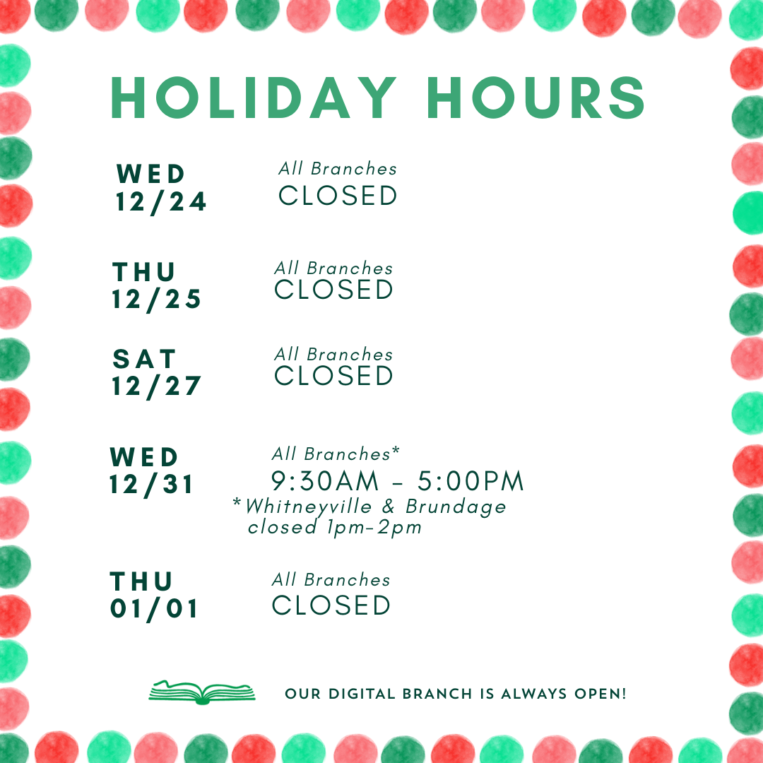 INSTA - 2025 HOLIDAY HOURS