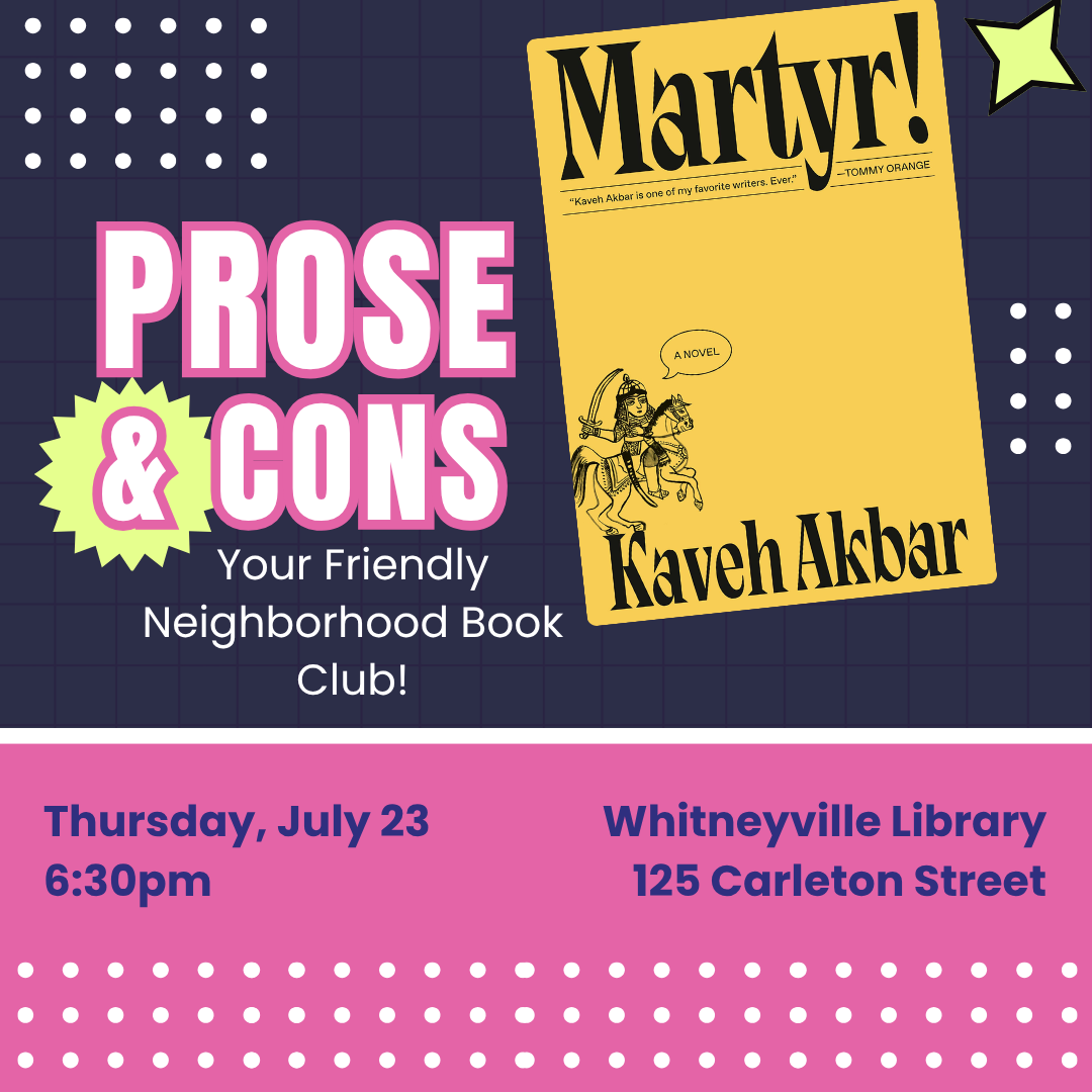 Prose and Cons Book Club July 